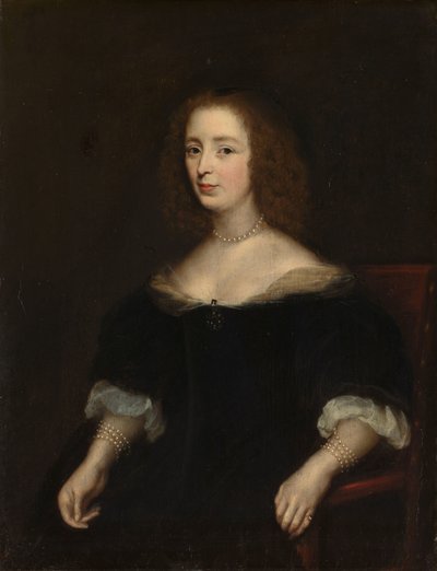 アンナ ヴァン デン コルピュット (1599-1645) の肖像画。 ジェイコブ・デ・ウィットの妻 作： anonymous (copy after)