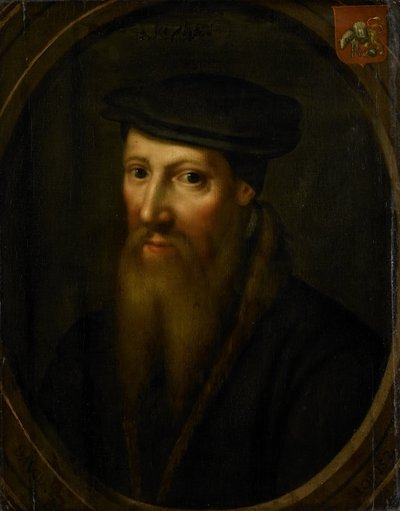 デービッド・ヨリスの肖像、デルフトのガラス画家、狂信的なアナバプティスト、1544年以降のバーゼル 作： anonymous (copy after)
