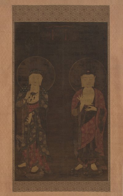 阿弥陀仏とクシティガルバ 作： 匿名