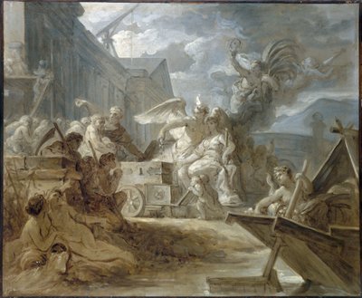 フランス語：Allégorie de la ville de Paris 作： 匿名