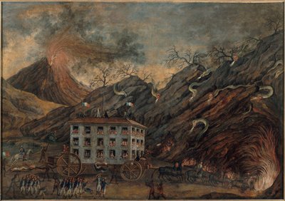 フランス語：地獄への転落を描いた風刺寓話。 作： 匿名