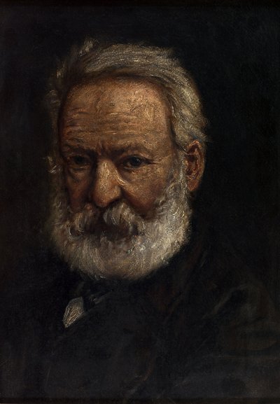 フランス語  ヴィクトル・ユーゴーの肖像 作： anonymous 