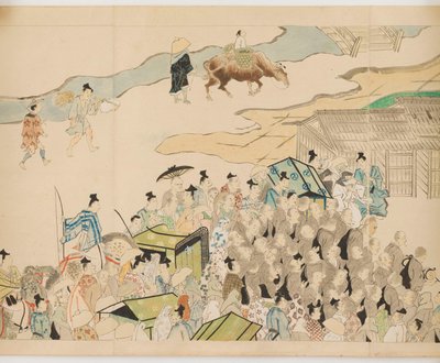 フランス語：四条大上絵言葉鉢の芸 四条大上絵言葉鉢の芸 作： 匿名