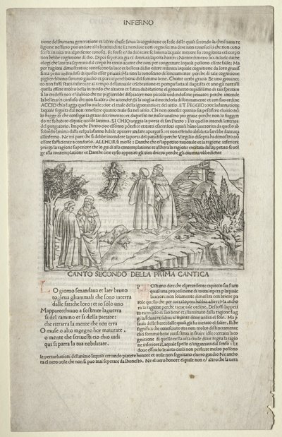 ベアトリスのビジョンを持つダンテとウェルギリウス 作： attributed to Baccio Baldini (Italian, c. 1436 1487)