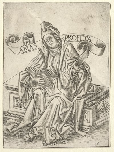 預言者：オバディア 作： attributed to Baccio Baldini