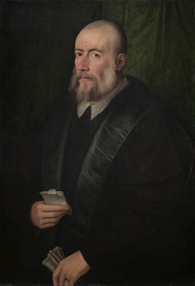 老人の肖像 作： attributed to Giulio Campi