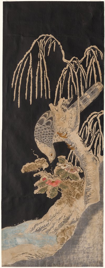 柳の鷹 作： attributed to Isoda Koryūsai