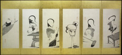 おんどりとめんどり 作： attributed to Itō Jakuchū