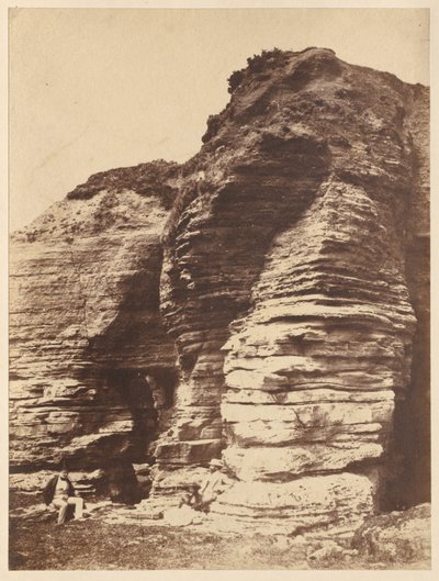 トーキー近くのリバーミードの岩 (イングランド) 作： attributed to John Dillwyn Llewelyn