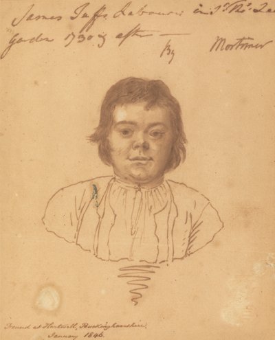 James Tuffsin muotokuva 作： attributed to John Hamilton Mortimer
