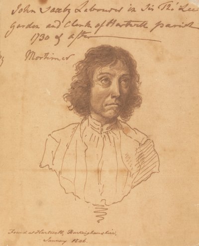 ジョン・サクスビーの肖像 作： attributed to John Hamilton Mortimer