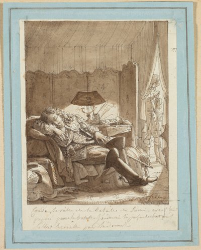 グラン・コンデの眠り 作： attributed to Kenkō Shōkei