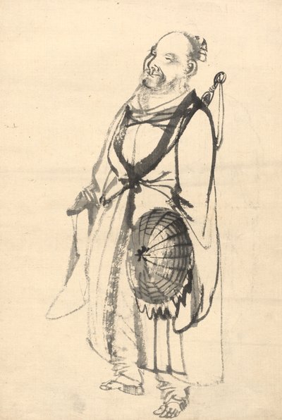 放浪の隠者 作： attributed to Kono Bairei
