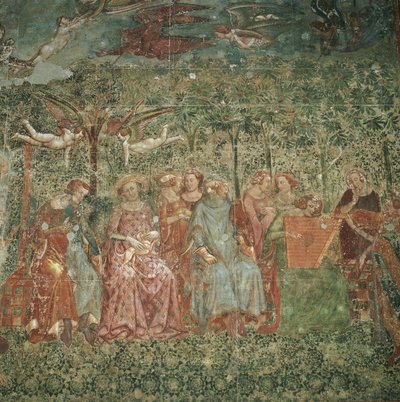 野外コンサートでの宮廷女性 作： attributed to Master of the Triumph of Death