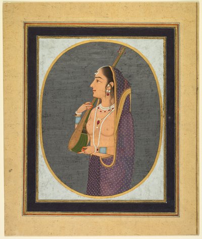 女官の歌とヴィーナスの演奏 作： attributed to Muhammad Rizavi Hindi