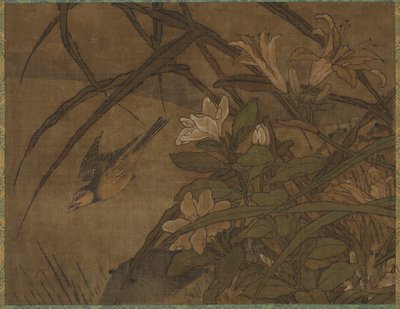 鳥と花 作： attributed to Sesshū Tōyō