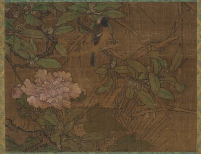 鳥と花 作： attributed to Sesshū Tōyō