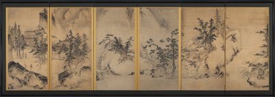 冬と春の風景 作： attributed to Tenshō Shūbun