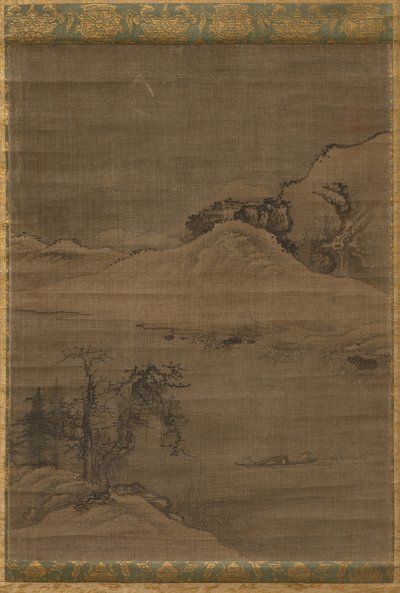 漁師のいる風景 作： attributed to Yi Bul hae