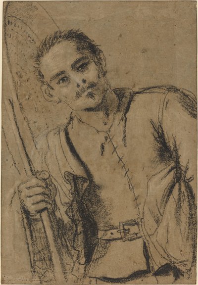 穀物商人 作： called Guercino Giovanni Francesco Barbieri