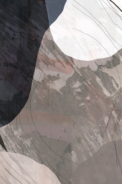 抽象的な山の層 作： cartissi