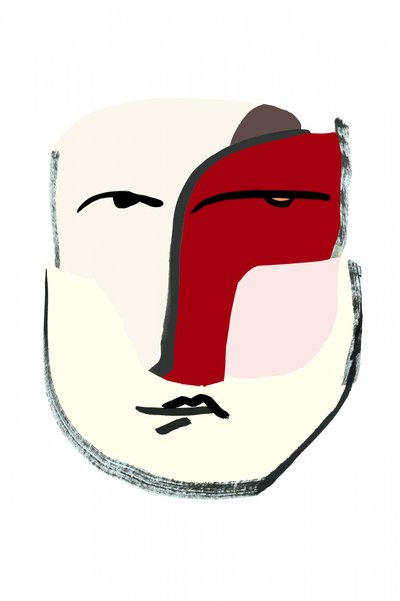 要約：赤い顔 作： cartissi