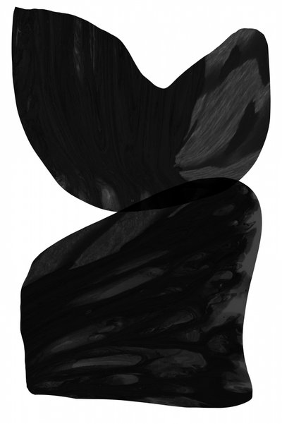 黒い抽象的な形 作： cartissi