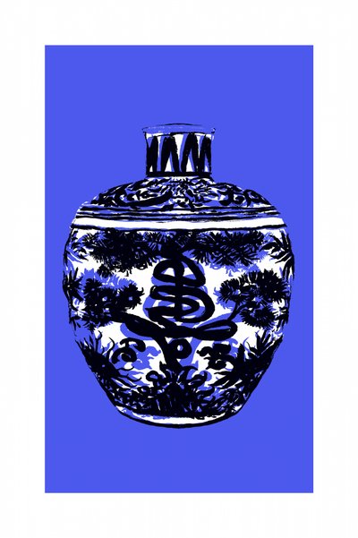 中国製青磁の壺 作： cartissi