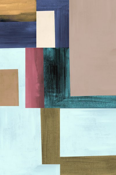 幾何学的なカラーブロック 作： cartissi