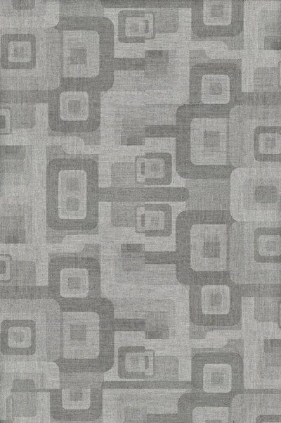 互いに噛み合う灰色の四角形 作： cartissi