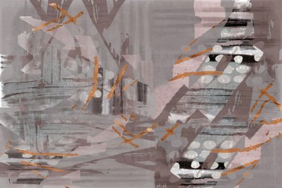 層状の銅の抽象画 作： cartissi