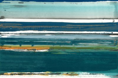 重層的な海景の抽象画 作： cartissi