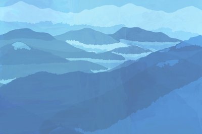 霧に包まれたブルーマウンテンズ 作： cartissi