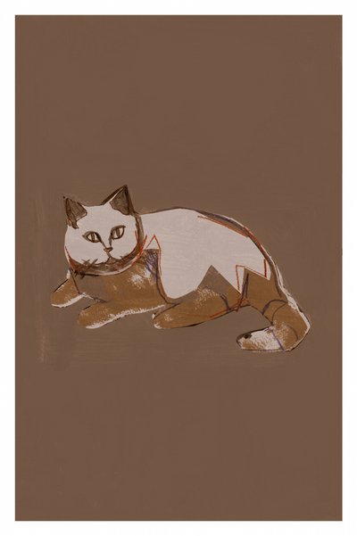 モダンでスタイリッシュな猫 作： cartissi