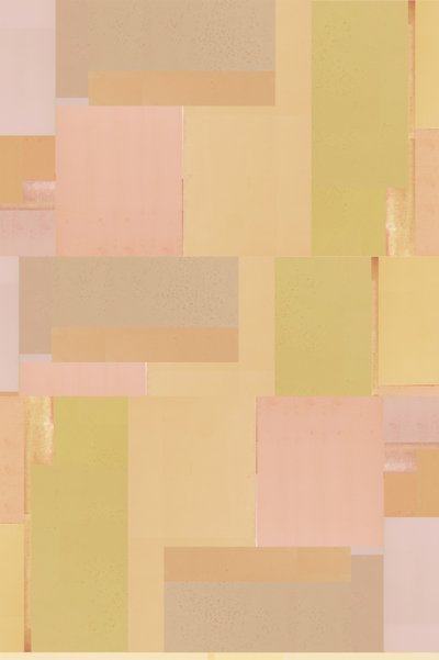 パステルカラーのブロック抽象画 作： cartissi