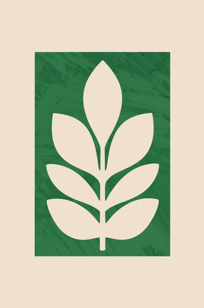シンプルな植物の茎 作： 