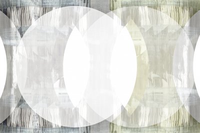 柔らかな幾何学模様を重ねたデザイン 作： 