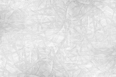 もつれた白の抽象画 作： 