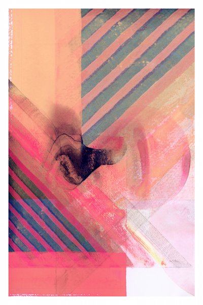 鮮やかなストライプのフォルム 作： cartissi