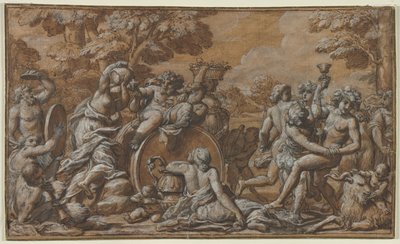 バッカナル 作： circle of Pietro da Cortona