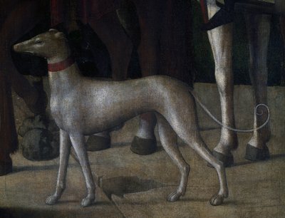 犬、「磔刑」の細部 作： Kosma Sergejewitsch Petrow Wodkin