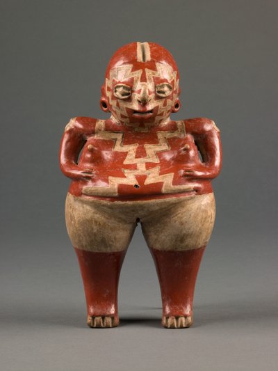 女性像、形成期後期、紀元前500～0年頃（陶器） 作： 文化チュピクアロ