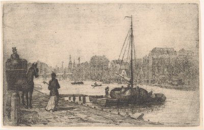 都市の川 作： de Groot (prentmaker)