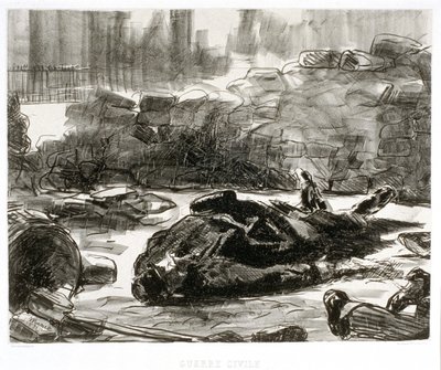 内戦 作： Édouard Manet