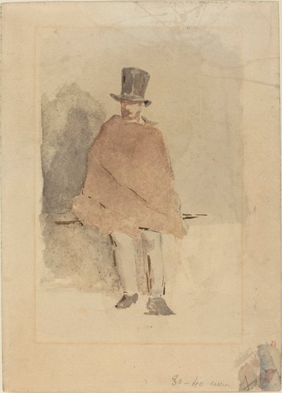 トールハットの男 作： Édouard Manet
