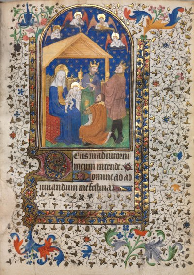 Book of Hours (Use of Paris): 賢者の礼拝 作： follower of Boucicaut Master