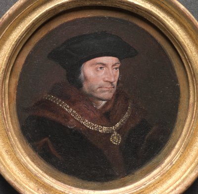 トーマス・モア卿の肖像 作： follower of Hans Holbein