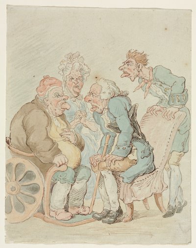 医者 作： imitator of Thomas Rowlandson