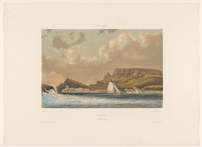 カラカスバイ キュラソー。 Caraccas Baai (オブジェクトのタイトル) 作： jonkheer Jacob Eduard van Heemskerck