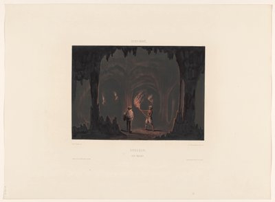 波戸の洞窟 キュラソー。 鳩の洞窟（題名） 作： jonkheer Jacob Eduard van Heemskerck